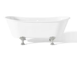 PRIMROSE - Freestanding cast iron bathtub on legs _ Gaia Mobili